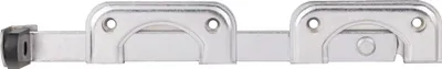 Obrázek produktu pro Alberts 209803 Doppeltorüberwurf, speziell für schmale Rahmenhölzer, galvanisch verzinkt, dickschichtpassiviert, 335 x 52 mm