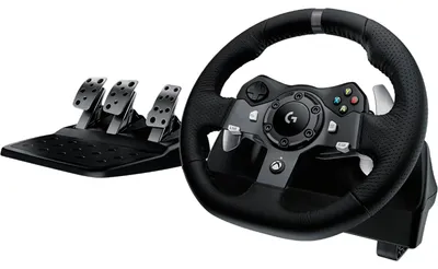 Obrázok produktu pre Logitech G G920 Driving Force, Volant + pedále, PC, Xbox One, Xbox Series S, Xbox Series X, D-pad, Analógový/digitálny, Kábel, USB
