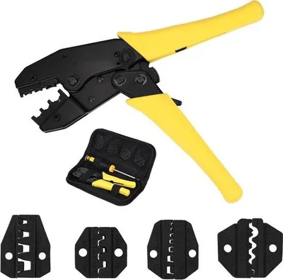 Produktbild von Kabelkrimptang für geisol. und nicht-geisol. Kabelschoenen, Krimpkous und Draadmantel.