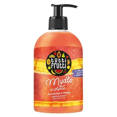 Obrázek produktu pro Farmona Tutti Frutti mydło w płynie z olejkami owocowymi Brzoskwinia & Mango, 500ml