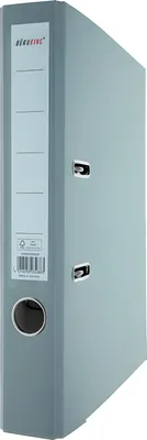 Produktbild von Büroring Ordner, DIN A4, PP, 50 mm, schmal, auswechselbares Rückenschild, grau