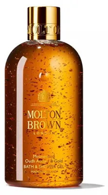 Produktbild von Molton Brown Mesmerising Oudh Accord & Gold Bath & Shower Gel 300mL