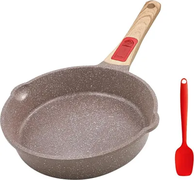 Immagine prodotto di Padella in Vetroceramica con manico rimovibile - rivestimento antiaderente - 1 pezzo - marrone - 20 cm