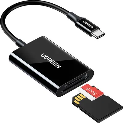 Immagine prodotto di Lettore di schede Ugreen Cm265 Usb-C 2W1 (nero)