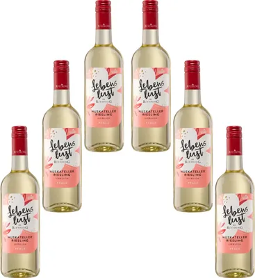 Produktbild von Rietburg Lebenslust Muskateller Riesling fruchtig 750ml 6er Pack