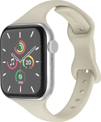 Productafbeelding van imoshion Slim siliconen bandje voor de Apple Watch | 38/40/41/42 mm - Starlight