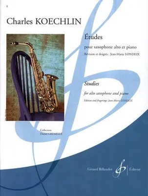 Produktbild von 15 etudes pour saxophone altoet piano