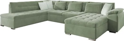 Produktbild von MIRJAN24 Ecksofa Niko Bis, Bettkasten und Schlaffunktion, Sofa vom Hersteller, Polstergarnitur (Uttario Velvet 2954 + Evo 29, Seite: Rechts)