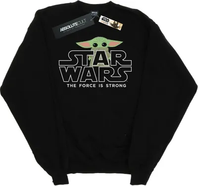 Produktbild von Star Wars - "The Mandalorian The Child Strong" Sweatshirt für Herren BI46452 (5XL) (Schwarz)