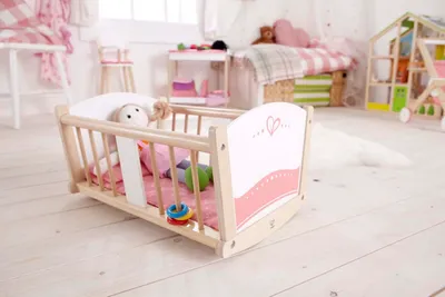 Produktbild von Hape Happy Doll Furniture Schlummerwiege, E3601
