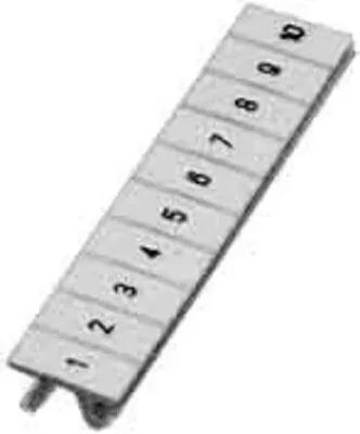 Produktbild von Phoenix Contact 1050017:0031, Anschlussblockmarker, 10 Stück(e), Weiß, 5 mm, 1,3 g