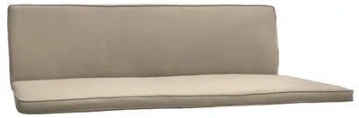 Produktbild von Beautissu Hollywoodschaukelauflage 3 Sitzer 2er Set Loft HS, 180x50cm, Natur