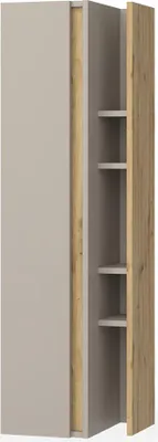 Image de Armoire murale Vicco Edelin Cachemire 35x120cm avec 4 compartiments de rangement ouverts, Model 57995
