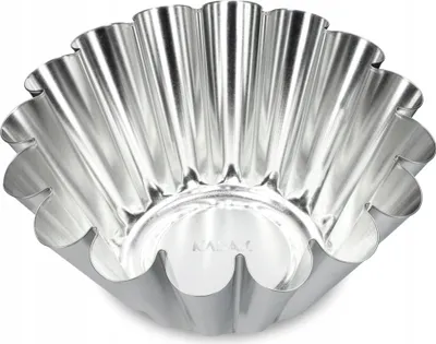Image de KADAX Moule à kouglof, Moule à gâteaux en tôle galvanisée, Moule à pâtisserie ondulé haut
