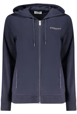 Imagen del producto de Sudadera azul con cremallera para mujer de Freddy