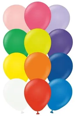 Image de Ballons MIX de couleurs, 100 pièces - Godan