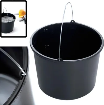 Produktbild von Sparsamer Eimer mit Henkel schwarz 5 L BUCKET KBU05-S411
