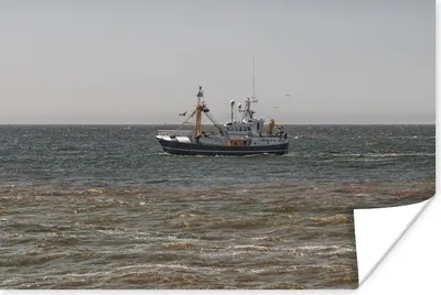 Produktbild von MuchoWow® Poster Nordsee - Fischerboot - Wasser 120x80 cm - Bilder