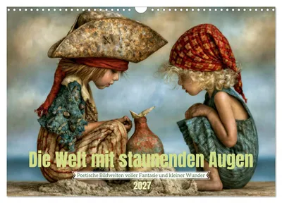Produktbild von Die Welt mit staunenden Augen (Wandkalender 2027 DIN A3 quer), CALVENDO Monatskalender