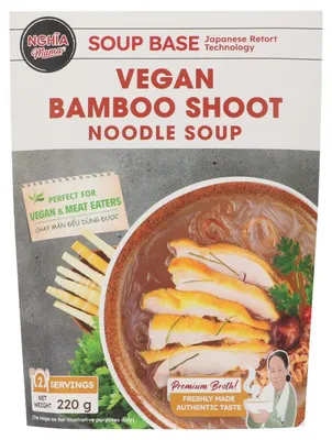 Obrázok produktu pre NGHIA MAMA Pho Bouillon s bambusom, 220 g – aromatický základ vietnamskej polievky