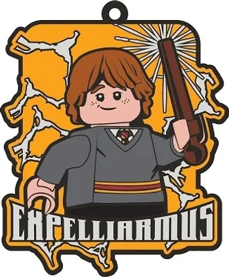 Produktbild von LEGO® Harry Potter™ Ron Weasley™ Expelliarmus-Magnet