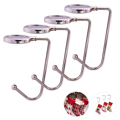 4er Set Kaminstrumpfhalter aus Zinklegierung, Antirutsch