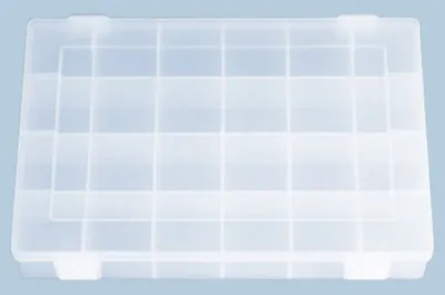 Produktbild von Sortimentskasten PP-CLASSIC 24 Fächer 225x335x55mm transparent