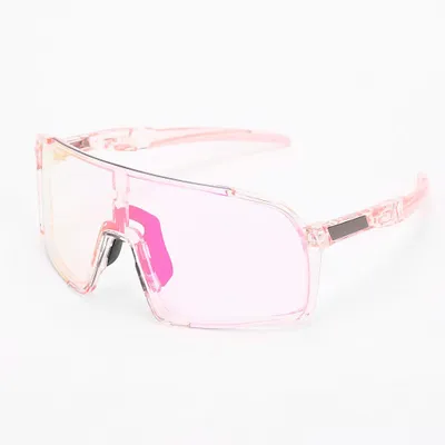 Immagine prodotto di VeyRey occhiali da sole sportivi per bambini Wegub trasparenti-rosa montatura rosa lenti rosa