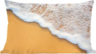 Produktbild von MuchoWow® Zierkissen Sofakissen Wohnzimmer Dekokissen 50x30 cm Strand - Wasser - Meer - Tropisch - Sommer - Wohnzimmerdekoration - Polster mit Photo