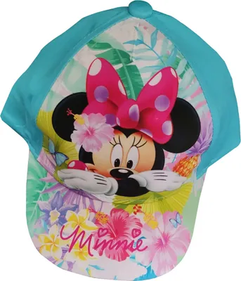 Immagine prodotto di Cappellino Disney Minnie Mouse Cappellino per bambini "Minnie" Fiori tropicali turchese, taglia 50