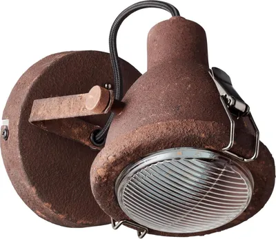 Produktbild von BRILLIANT Lampe Bentli Wandspot rostfarbend | 1x PAR51, GU10, 7W, geeignet für Reflektorlampen (nicht enthalten) | Kopf schwenkbar