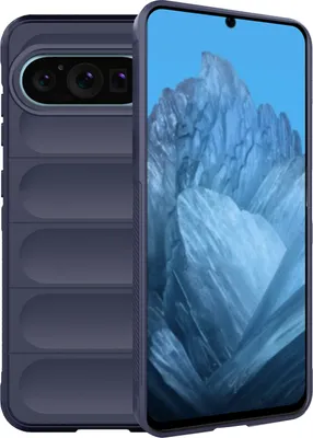 Produktbild von Hülle für Google Pixel 9 / 9 Pro Handyhülle Handy Tasche Back Cover Bumper TPU Case in Blau