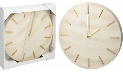 Produktbild von Minimalistische Wanduhr SUM, Marmoroptik, Ø 30 cm