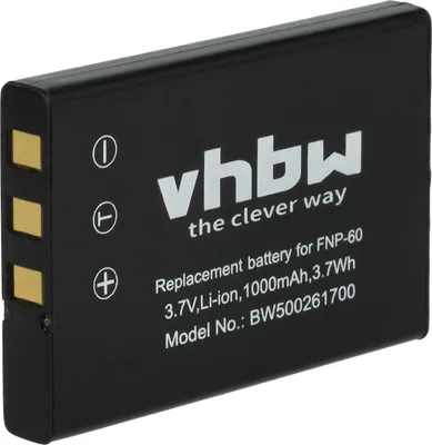 Produktbild von vhbw Akku Ersatz für Yaesu FNB82LI für Kamera (1000 mAh, 3,6 V, Li-Ion)