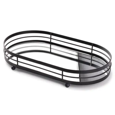 Obrázek produktu pro SERVÍROVACÍ TÁC 33 x 18,5 cm Dekorativní podnos DECO Zrcadlo na snídani