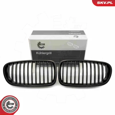 Produktbild von ESEN SKV 66SKV181 Kühlergrill Frontgrill für BMW 5 Touring (F11) Schwarz-Matt