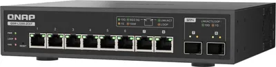 Produktbild von QNAP QSW-L3208-2C6T - Switch - managed - 2 x 10 Gigabit SFP+ + 8 x 100/1000/2.5G/5G/10GBase-T - Desktop
