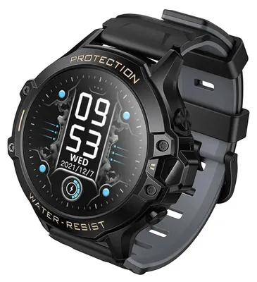 Produktbild von Hoco Y107 Kinder Smartwatch 4G GPS Uhr mit Telefon Videoanruf Ortung SOS Kinderuhr 1,28 Zoll in Schwarz