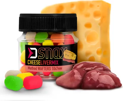 Immagine prodotto di Delphin Mix D Snax Waft 10 x 7 mm 20 g Liver-Syr Dumbelsky