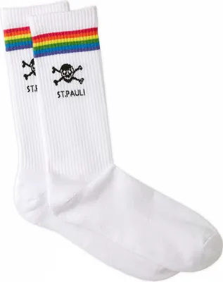 Produktbild von St. Pauli - Totenkopf Regenbogen - Tennissocken 42/46