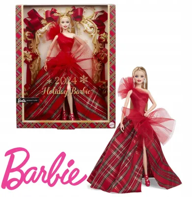 Produktbild von Barbie Sammlerpuppe Weihnachtsedition Mode-Puppe Mattel