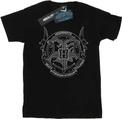 Produktbild von Harry Potter - "Hogwarts" T-Shirt für Herren BI29847 (L) (Schwarz)