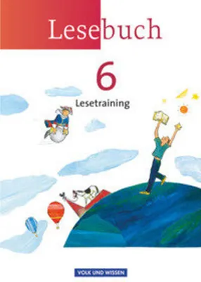 Obrázok produktu pre Lesebuch 6. Schuljahr. Lesetraining Arbeitsheft. Östliche Bundesländer und Berlin