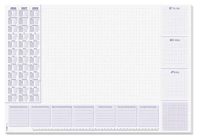 Produktbild von Sigel Schreibunterlage Lilac 2026 30Bl H6355