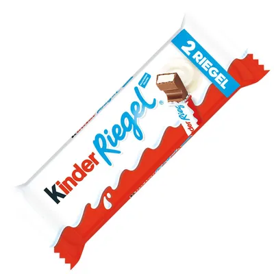 Obrázek produktu pro Kinder 4008400224022, 42 g, Mléčná čokoláda, 2 kusů, Gluten, 566 kcal, 2360 kJ