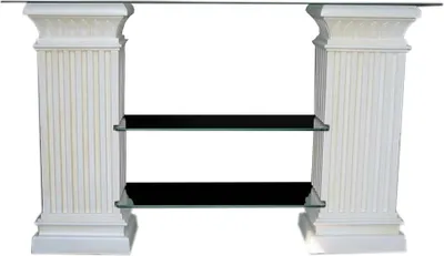 Produktbild von TV Rack Regal Fernsehtisch Bücherregal Steinmöbel Hifi Lowboard Vitrine Marmor