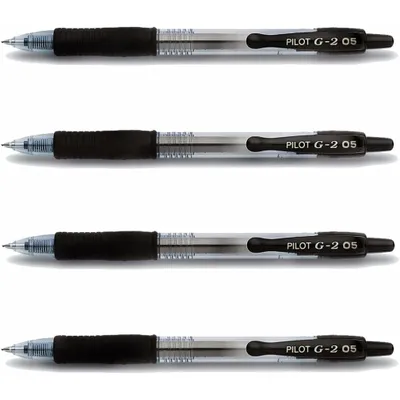 Image de PILOT G2 Stylo à encre gel noir/transparent 0,3 mm, Couleur de l'encre : noir, 1 p.