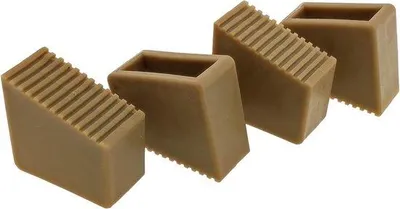 Produktbild von Famanu Ladderschuhe Antislip - 60 x 22 mm Stange, Schwarz