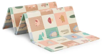 Productafbeelding van Dubbelzijdige, educatieve speermat van schuim, IPLAY, 200x180 cm, XPE-materiaal, antislip, opvouwbaar