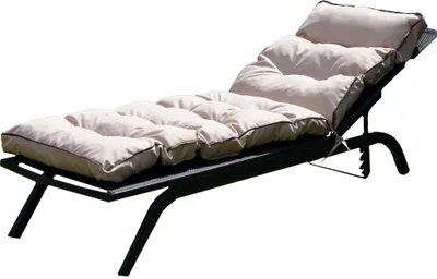 Produktbild von Podložka na zahradní lehátko Deckchair Polstrovaná podložka na lehátko – podložka na lehátko – 190 cm - béžová